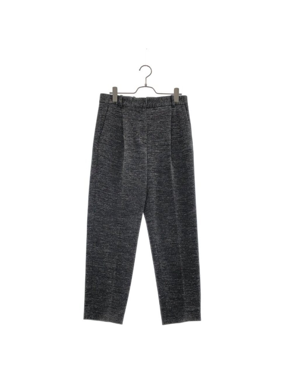 Celine Phoebe Philo Era Wool Hemp Blend Mikado Pants Gray 36